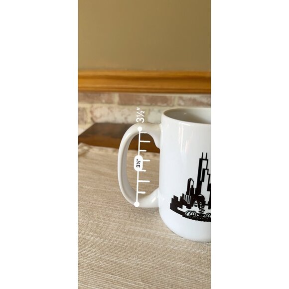 Hallmark Chicago Skyline White Ceramic Mug - Picture 13 of 14